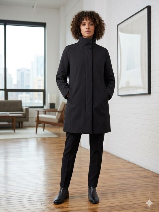 H&M Jackets & Blazers - G Black H&M Puffer Coat Size L